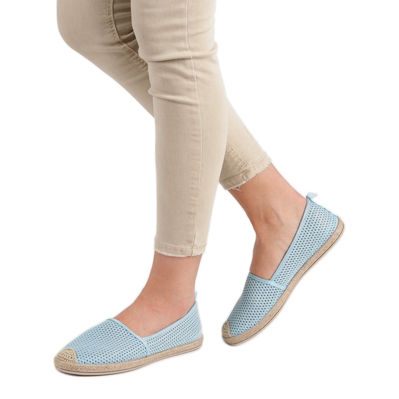 Seastar Modré textilní espadrilky modrý 2
