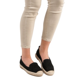 Lucky Shoes Black Openwork Lords černý 1