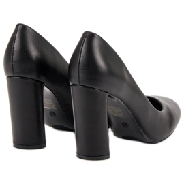 Small Swan Černá Pumpy Na Sloupu černý 1