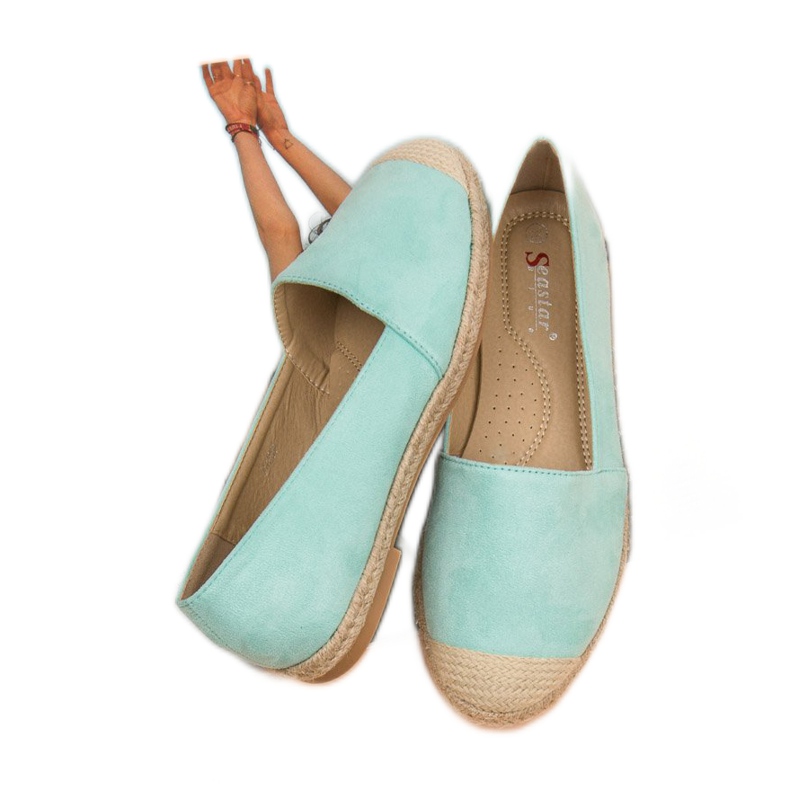 Seastar Espadrilky z máty semišové zelený 2