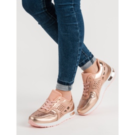 Sportovní obuv s flitry růžový 1 Sportovní obuv s flitry růžový 1