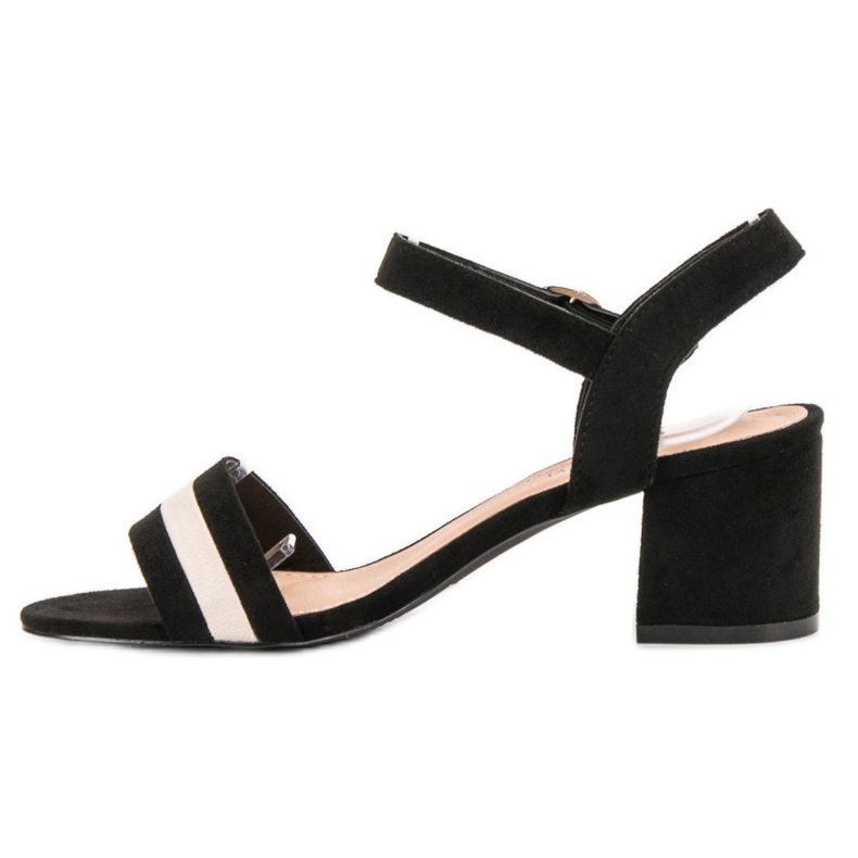 Queen Vivi Módní sandály na vysokém podpatku černá 1