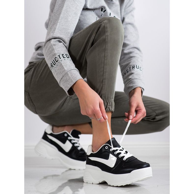 Kylie Tenisky Na Platformě černý 1