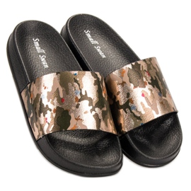 SHELOVET Moro pantofle žlutá 2