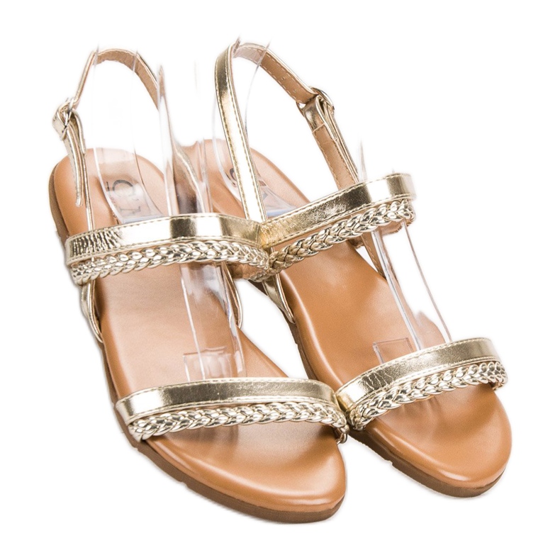 Cm Paris Neformální sandály žlutá 1