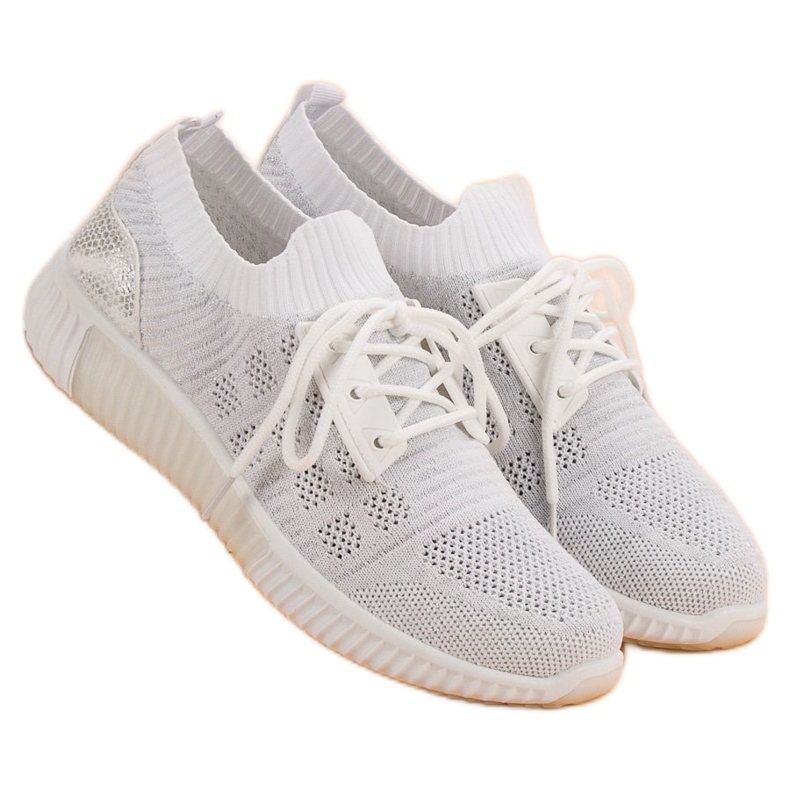 Primavera Bílé nazouvací boty bílý 1