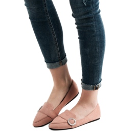 Ch. Creation Stylové mokasíny růžový 1