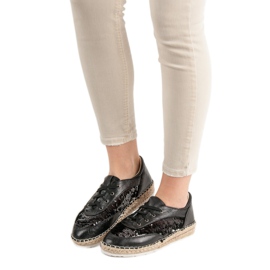 Boty s flitry VICES černý 2