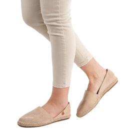 VICES semišové espadrilky hnědý 1