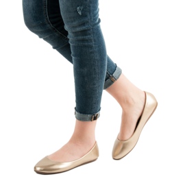 Renda Klasické balerínky žluť 1