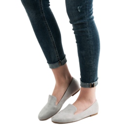 Lily Shoes Suede Lords šedá 2