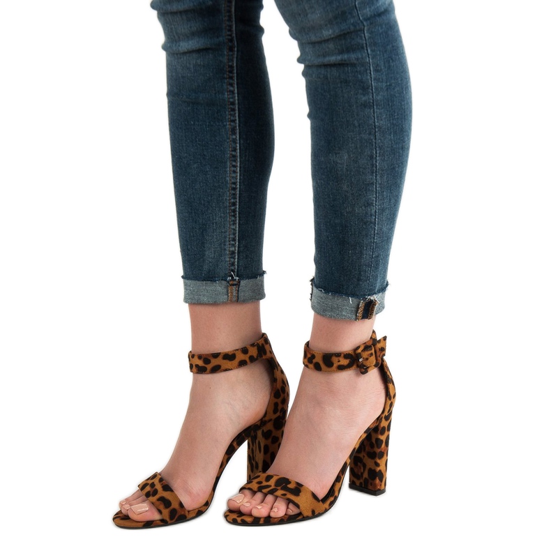 Goodin Sandály Na Baru hnědý 2