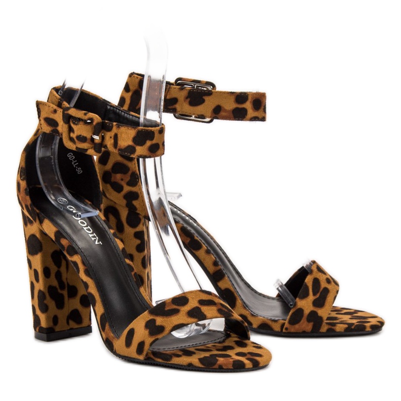 Goodin Sandály Na Baru hnědý 1