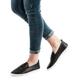 Super Mode Černé tenisky černá 2 Super Mode Černé tenisky černá 2