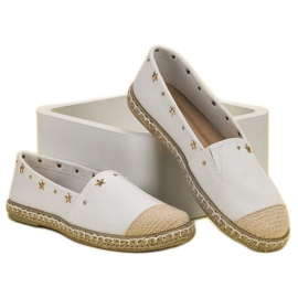SHELOVET Espadrilky s tryskami bílý 5