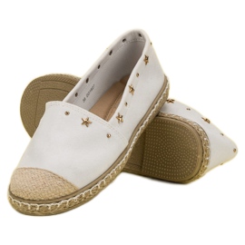 SHELOVET Espadrilky s tryskami bílý 4