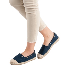 SHELOVET Espadrilky s tryskami námořnická modř 1