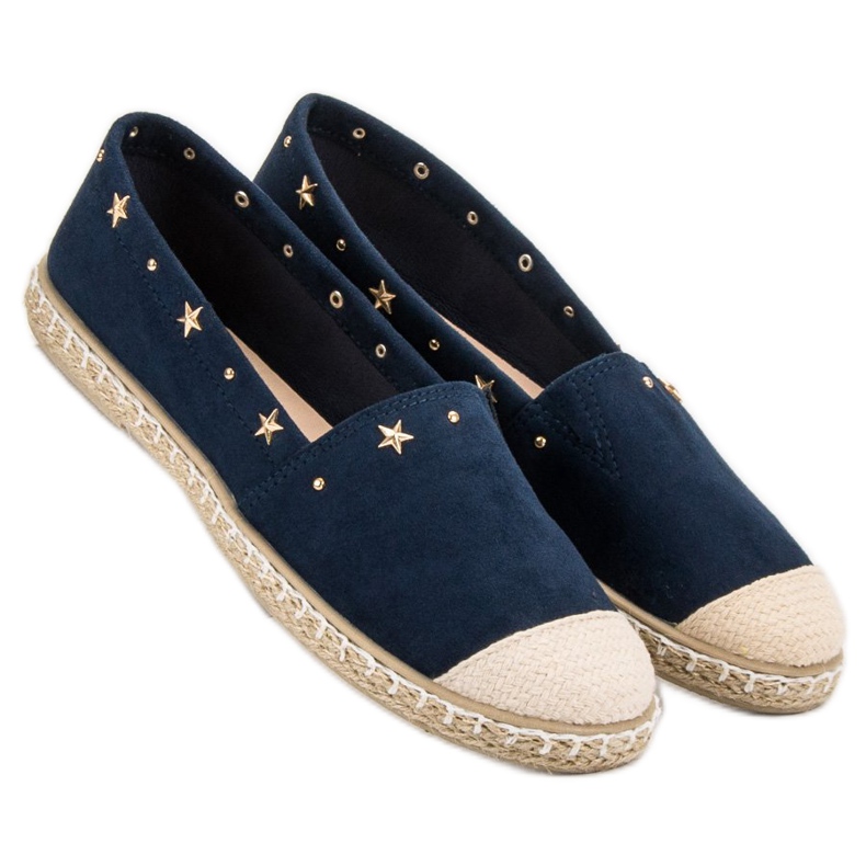 SHELOVET Espadrilky s tryskami námořnická modř 2