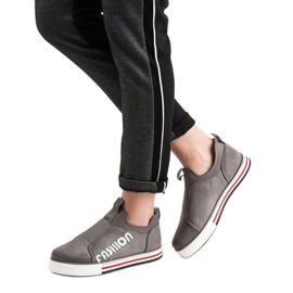 SHELOVET Módní sportovní obuv šedá 2