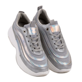 SHELOVET Tenisky Na Platformě šedá 1