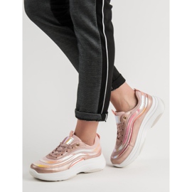 SHELOVET Tenisky Na Platformě růžový 2