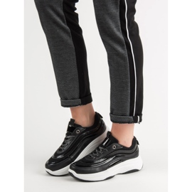 SHELOVET Tenisky Na Platformě černá 1