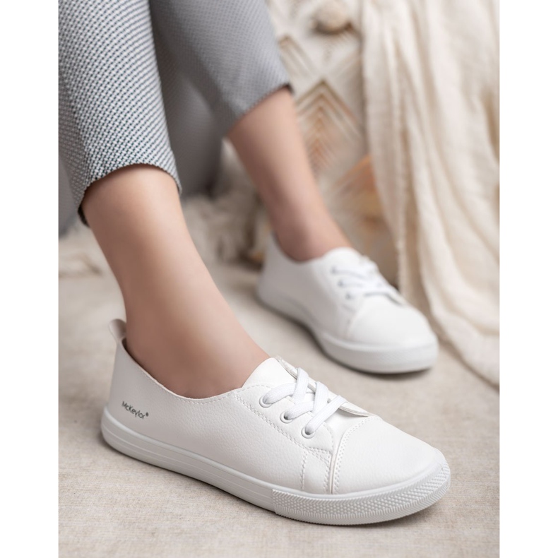 Mckeylor Bílé tenisky bílý 2