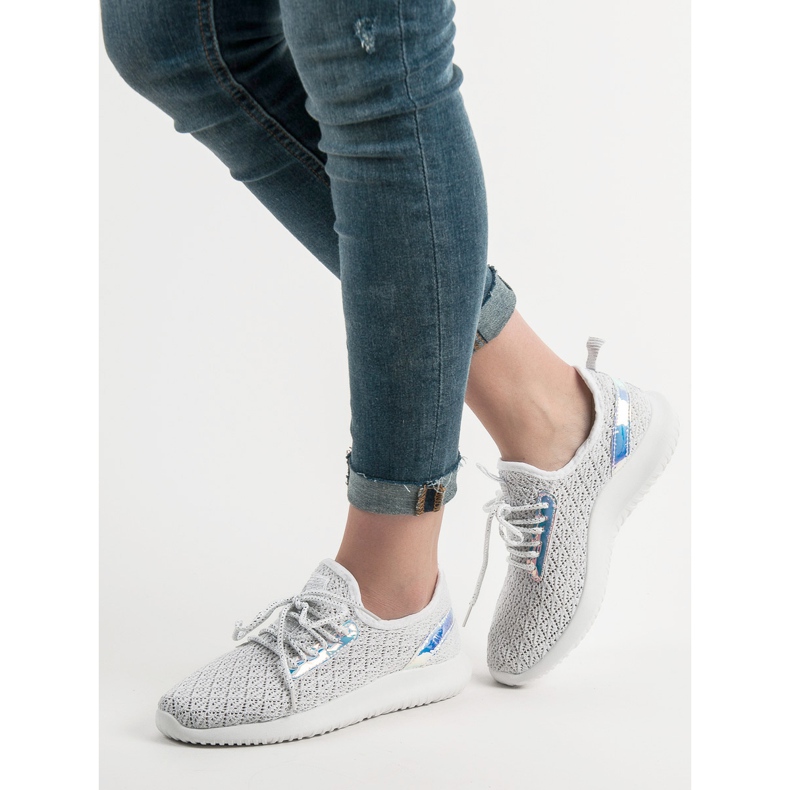 SHELOVET Bílé sportovní boty bílý 2