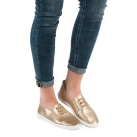 Super Mode Zlaté tenisky zlatý 2