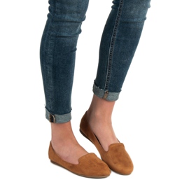 SHELOVET Suede Lords hnědý 1