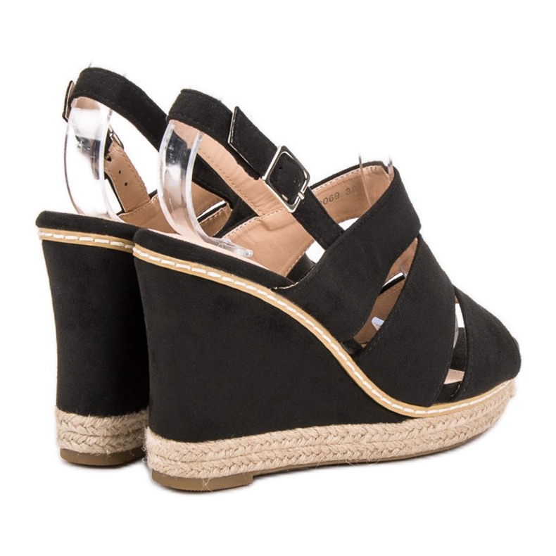 Primavera Černé sandály černá 1