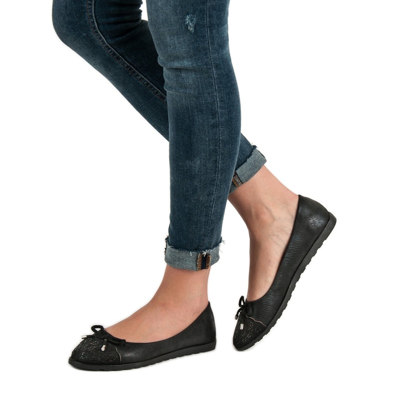 SHELOVET Neformální baletky černá 1