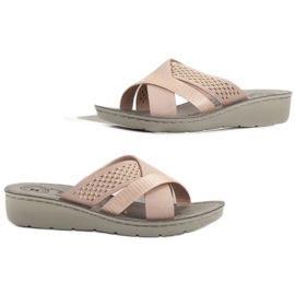 Evento Pohodlné pantofle růžový 1