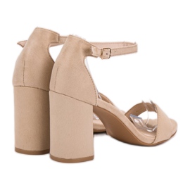 Sandály VICES na příspěvku hnědý 1