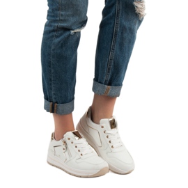 SHELOVET Bílé sportovní boty bílý 1