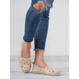 VICES semišové espadrilky hnědý 3