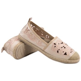 VICES semišové espadrilky hnědý 1