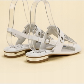 Kylie Dámské bílé sandály bílý 1