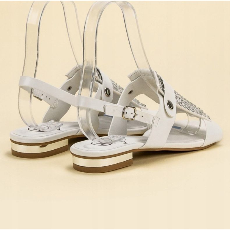 Kylie Dámské bílé sandály bílý 1