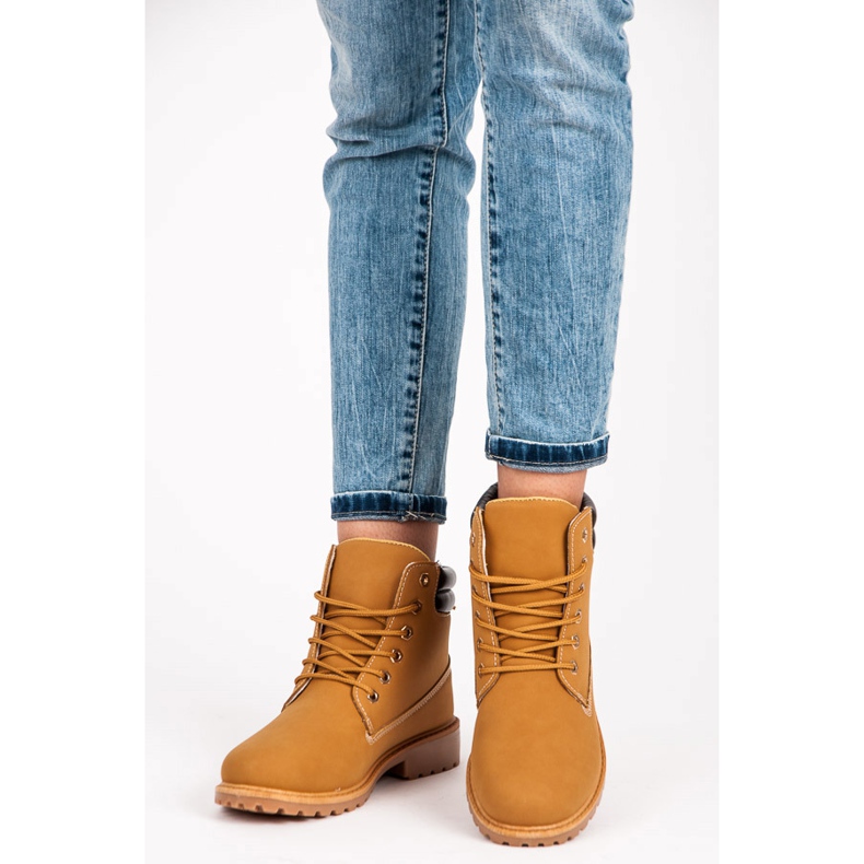 Coco Perla Hnědé šněrovací pastičky hnědý 1