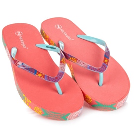 Mckeylor Dámské pantofle Coral červený 1