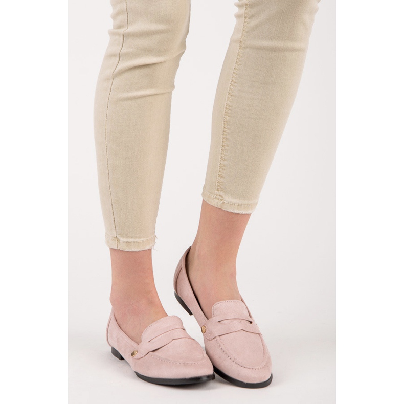 Seastar Semišové mokasíny růžový 2