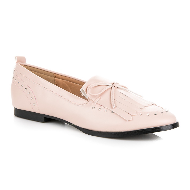 Seastar Stylové mokasíny na jaro růžový 1