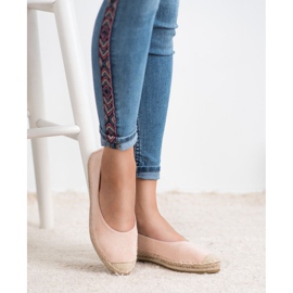 Marquiz Semišové balerínky růžový 1