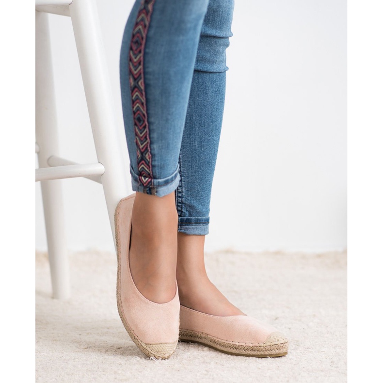 Marquiz Semišové balerínky růžový 1