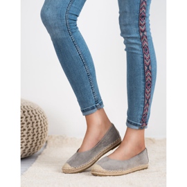 Marquiz Semišové balerínky šedá 2