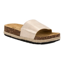 Sergio Todzi Pohodlné dámské pantofle žlutá 1