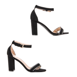 Abloom Sandály S Krystaly černý 1