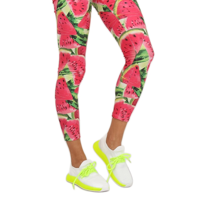 B-6851 Žlutá bílá a žlutá sportovní obuv bílý 1