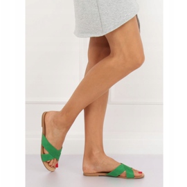Zelené dámské zelené pantofle 930 Green zelený 2